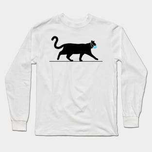 Cat in Mask Long Sleeve T-Shirt